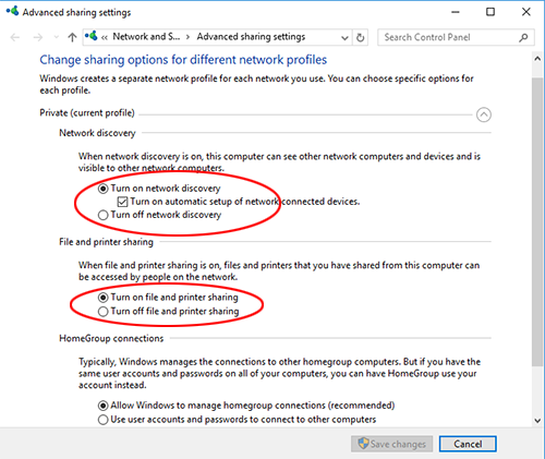 Etherneteinstellungen in Windows 10
