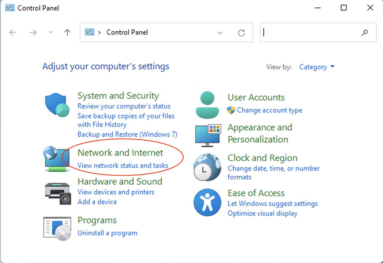 Aktives Netzwerk in Windows 11