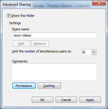 Freigabeberechtigungen in Windows 7