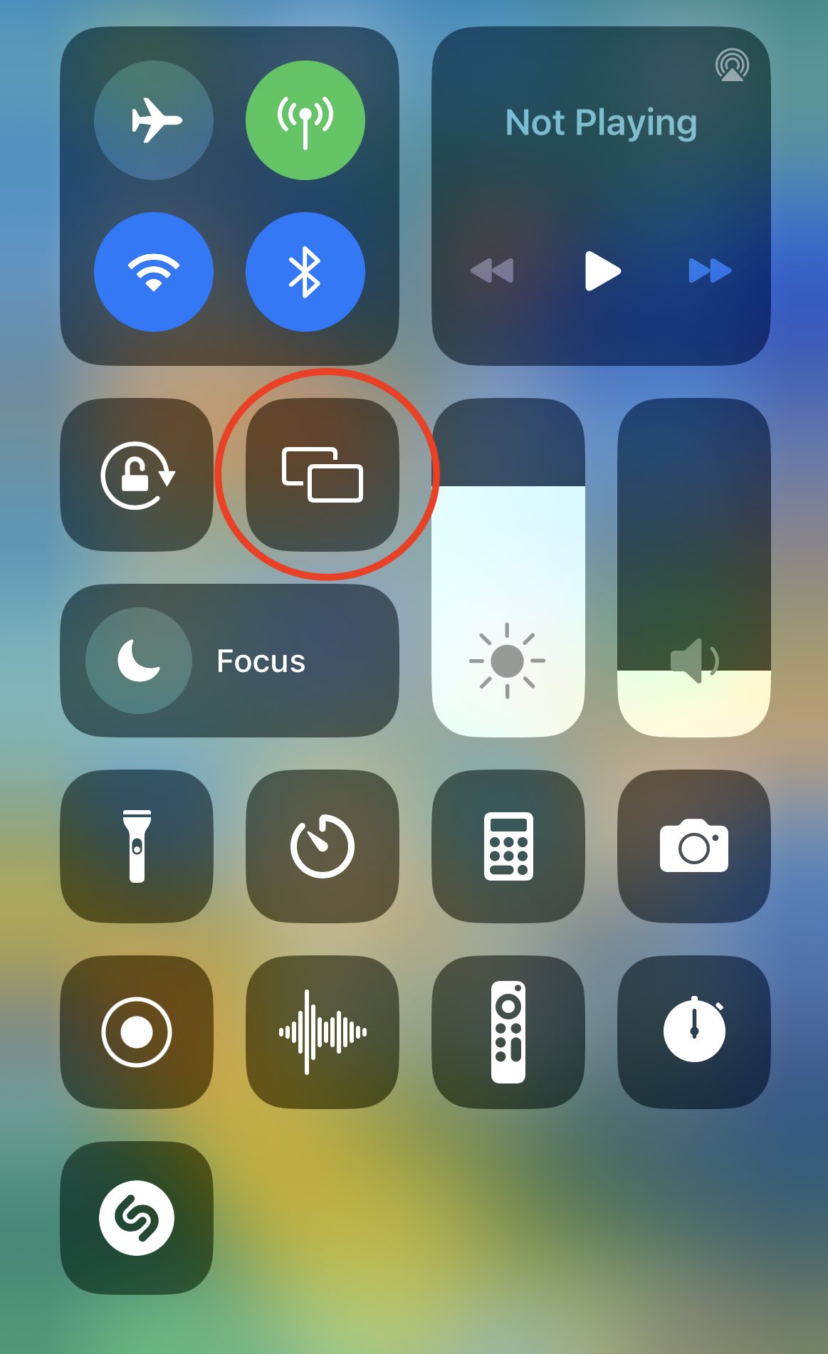 AirPlay settings on iOS