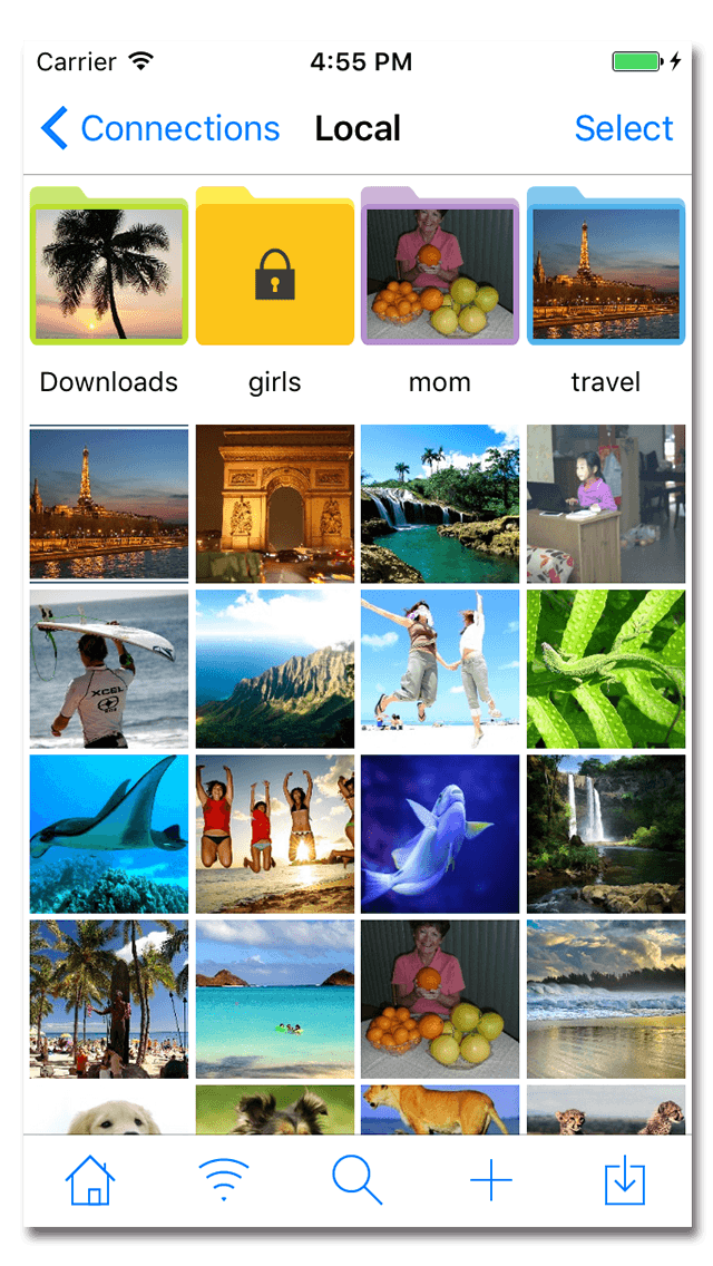 Colored folders in Photo Manager Pro